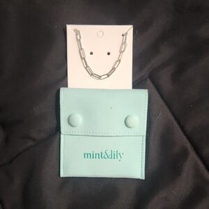 Mint & Lily Silver Chain Bracelet